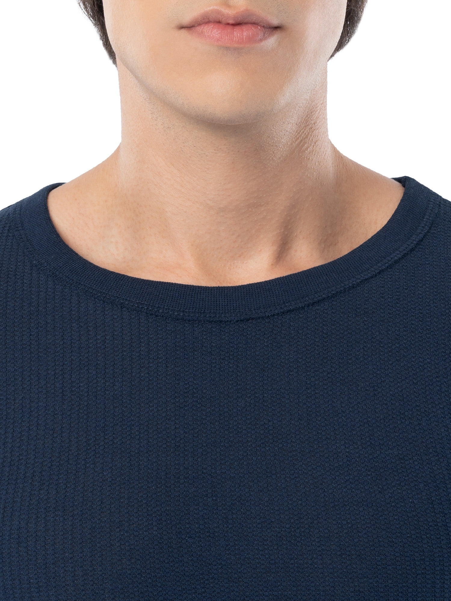 Fruit of the Loom Men's Thermal Waffle Crew Top, 3-Pack, Sizes S-5XL