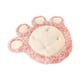 thumbnail image 1 of Cama plana con forma de pata de oso para perros y gatos, cálida y lavable, cómoda cama para gatos Rosa XL, 1 of 9