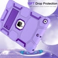 thumbnail image 4 of Funda CCMAO para iPad de 9ª, 8ª y 7ª generación de 10,2 pulgadas con soporte, color morado, 4 of 7