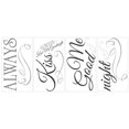 thumbnail image 1 of RoomMates Stickers Muraux Always Kiss Me Goodnight, 1 of 3