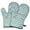 Light Blue Christmas-1, variant on Cute Oven Mitts,Light Blue Christmas Santa Pattern Oven Mitt 2-Pack Set,Kitchen Gloves for Oven,Heat Resistant Oven Mitts 7.7"x12"