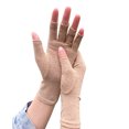 thumbnail image 1 of Guantes de medio dedo para el cuidado de la salud con fibra de cobre para deportes de interior, guantes de entrenamiento de rehabilitación, guantes de presión para las articulaciones, inflamación, 1 of 6