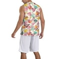 thumbnail image 2 of Sikiie Butterflies and Roses Basketball Jersey Reversible Men's Mesh Athletic Sports Shirts Training Practice S-4XLX-Large, 2 of 6