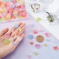 thumbnail image 5 of 144pcs Candy Slime Charms 24 Styles Kawaii Nail Charms Star Cabochon Resin Heart Flatback Tiles Sweet Candy Decorations, 5 of 7