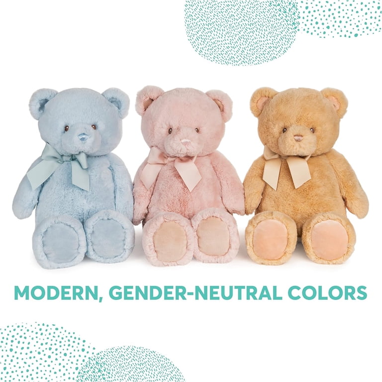 Baby GUND My First Friend Teddy Bear - Pink, Ultra Soft Plush Toy For Newborns & Infants, Machine Washable