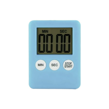

Peryerana Fashion Simple Super Thin LCD Digital Screen Kitchen Timer Square Cooking Timer Count Up Countdown Alarm with Magnet