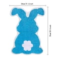 thumbnail image 2 of Herrnalise Easter Bathroom Rugs, Blue Bunny Easter Rug, Water Absorbent & Non-Slip Rabbit Bath Mat, Spring Easter Decorations for Bathroom, Living Room, Indoor & Outdoor, 2 of 7