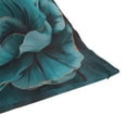 thumbnail image 7 of Ryvnso Teal Flower Throw Pillow Covers Couch Pillowcases Decor for Bed Sofa 16" x 16", 7 of 7