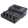 thumbnail image 5 of TEYUN Q-12 Sound Card Audio Mixer Sound Board Console Desk System Interface 4 Channel 48V Power Ster, 5 of 5