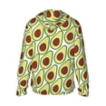 thumbnail image 2 of Picia Avocado Women's Men's UPF 50+ Sun Protection Hoodie Shirt Long Sleeve SPF Fishing Outdoor UV Hiking Lightweight Shirts-X-Large, 2 of 9