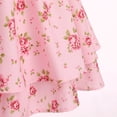 thumbnail image 6 of IBTOM CASTLE Teen Girls Floral Spaghetti Strap Sundress Party Dress | Adjustable Bow V Neck Ruffle Summer Dress, Tween Girls Graduation Dance Dress,Teens Birthday Holiday Dresses Pink-floral, 6 of 7