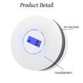 thumbnail image 4 of Detector de niebla Luz de sonido Alarma Sensor compuesto Reloj Indicador 2 en 1 LED Pantalla digital de advertencia para barbacoa Hogar Eigraketly AF000034-00B, 4 of 7