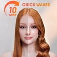 thumbnail image 2 of Automatic Curling Iron, 32mm Hair Curler Rotating, Portable Lazy Automatic Hair Curlers with 3 Temps & Timer, Anti-Tangle and Dual Anti-Scald, Fast Heating Iron for Hair Styling Lasting Beach Waves, 2 of 9