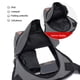 thumbnail image 5 of Bandolera para hombre - Mochila impermeable para el pecho, mochila deportiva multifuncional ligera de 0,44 lb, 26x22x8cm, gris/azul/rojo/caqui, 5 of 6