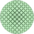 thumbnail image 1 of Ahgly Company Indoor Round Patterned Mint Green Area Rugs, 5' Round, 1 of 6