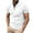 White, variant on Fnooota Mens Polo Shirts Short Sleeve, Pullover Collared Buttons Casual Summer Shirts Blue Size 3XL