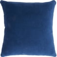 thumbnail image 1 of homeroots Décoration Intérieure 386353 Coussin Moderne en Velours Bleu Marine, 1 of 1