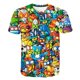thumbnail image 1 of Super Zings camisetas 2023 nuevo verano niños niño niña estampado dibujos animados camisetas 1-14 años niños moda Casual Tops camisetas disfraces8T Gao Jinjia LED, 1 of 2