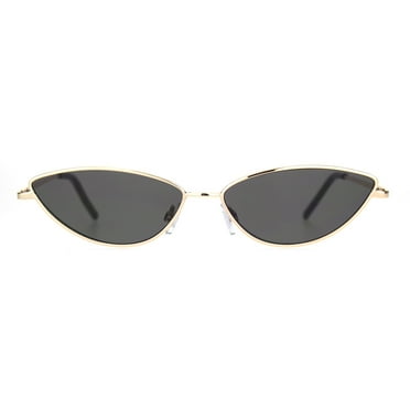 Women's Retro Narrow Cat Eye Reading Glasses - Plastic Frame, Polycarbonate Lenses, Lightweight
