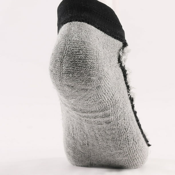 ADDHAT 6 Pares De Calcetines Tobilleros Negros De Con Buena Transpiración Para Actividades Deportivas