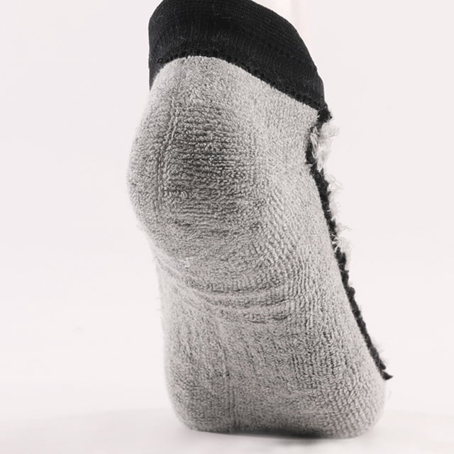 ADDHAT 6 Pares De Calcetines Tobilleros Negros De Con Buena Transpiración Para Actividades Deportivas