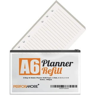 A6 Budget Planner Refill Insert Sheet, TSV 85Pcs A6 Refill Paper