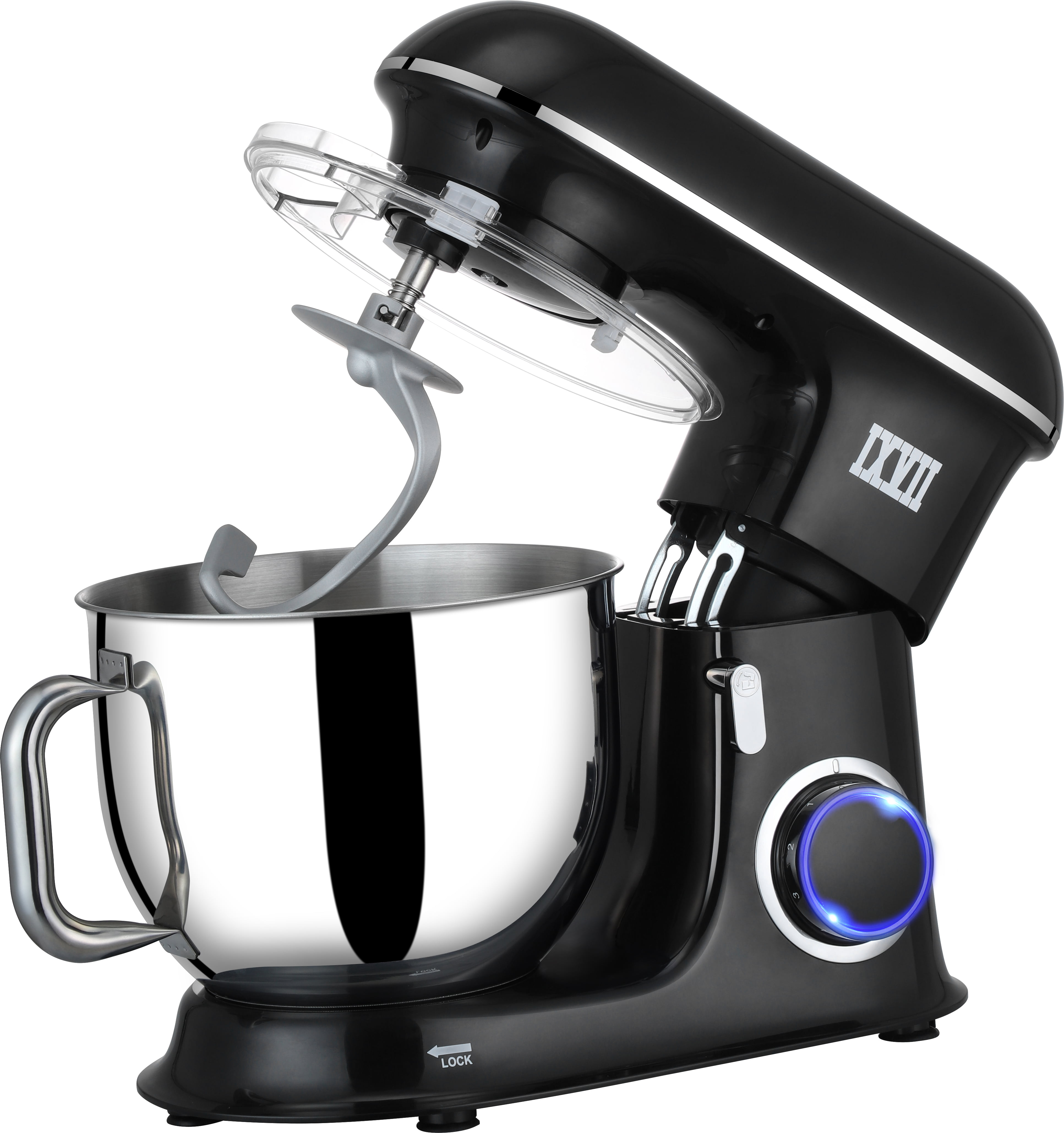  Stand Mixer FOHERE, 5.8 QT Stainless Steel Mixer with Dough  Hook, Mixing Beater, Wire Whip, Dishwasher-safe, 6+P Speeds Tilt-Head  Kitchen Dough Mixers for Cake, Electric Home Cooking Kitchen Mixer: Home 