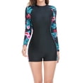 thumbnail image 2 of Traje de baño de una pieza para mujer, traje de baño de manga larga con cremallera para surf, traje de baño de moda playera para mujer, trajes de baño de una pieza para mujer, trajes de baño para muje, 2 of 8