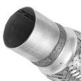 thumbnail image 4 of Stainless Steel Exhaust Flex Pipe 57x250mm Double Braided Bellow Silver for Car OffRoad, 4 of 4