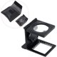thumbnail image 4 of Foldable Magnifier With 2 Led Light Graduation 5x Magnification Magnifying Glass With Leather Bag For Reading Hobbies Magnifier (black 1pc), 4 of 5