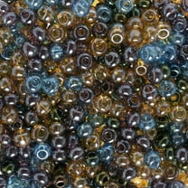 John Bead Czech Glass Seed Beads 6/0 (23g) Moonstone Mix Bead