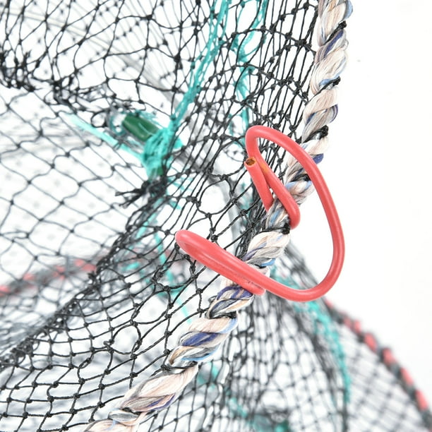 Red De Pesca, Red De Trampa De Cebo Para Camarones Red De Fundición Plegable Portátil Red De Retención De Pesca Jaula De Peces Portátil Plegable Cebo De Trampa De Cangrejo Para