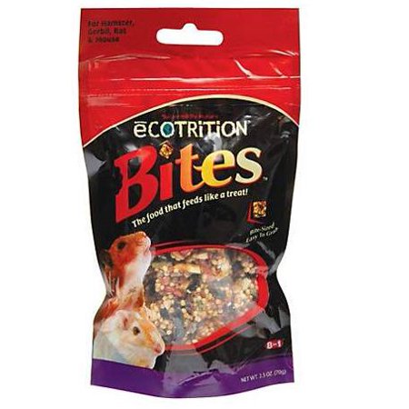 8 in 1 eCOTRITION Bites Hamster, Gerbil, Rat & Mouse Food (pack of 2)