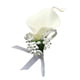 thumbnail image 1 of Plantas de cala artificiales con ramilletes de flores artificiales de estrás Crema, 1 of 8