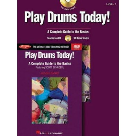 Pre-Owned Play Drums Today Beginner's Pack (Includes Book/CD/DVD) - Proline Custom Version (Paperback) 0634062441 9780634062445