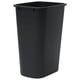 thumbnail image 1 of Cesto de basura Winco 38 L negro resistente para hogar y oficina, 1 of 4