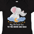 thumbnail image 4 of Inktastic My Titi Loves Me to the Moon and Back Elephant Family Boys or Girls Baby Bodysuit, 4 of 5