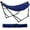 Blue, variant on Tranquillo Foldable 2-Person Hammock with Collapsible Camping Set, Peacock