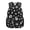 Black White Paws, variant on Pzuqiu Adjustable Chest Strap School Backpack, Skateboard Dog Pattern Polyester Adjustable Straps Student Backpack School Bag for Camping Travel Hiking