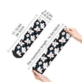 thumbnail image 2 of Uemuo Lilies Flowers Printed Crew Socks, Moisture-Wicking Socks, Athletic Socks for Men Breathable Cushion Socks Casual Sport Socks for Running Traveling, 2 of 6