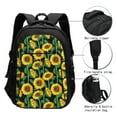 thumbnail image 3 of Balery Sunflower 1 Mochila con carga USB para hombre y mujer - Mochila impermeable y antirrobo para portátil con puerto USB para viajes, trabajo, estudios y universidad, 3 of 7