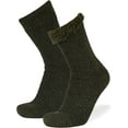 thumbnail image 2 of Polar Extreme Insulated Thermal Socks with Fleece Lining Pack of 2- Olive, 2 of 6