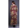 thumbnail image 4 of Bimba Kaftan Floral pour Femmes, Tenue d'Intérieur de Vacances, Robe Maxi, Couvre-Maillot de Plage-S-L, 4 of 5