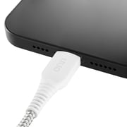 Onn 6 USB Type-C Cable if Certified White, 1 Pack