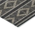 thumbnail image 5 of HomeRoots 599607 8 x 10 ft. Black & Beige Geometric Washable Indoor & Outdoor Rectangle Area Rug, 5 of 5