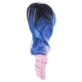 thumbnail image 2 of Gradient 3 Colors Hairpiece Curly  Ponytail  55cm Nice Quality Synthetic Fiber, Easy to Wear, Increase Hair Length and Volume, Create Different Hairstyles, 2 of 8