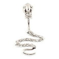 thumbnail image 2 of 1Pc Women Snake Shape Stainless Steel Belly Button Ring Navel Body Piercing Jewelry, 2 of 2