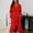1-Red, variant on Women Robe Women's Hooded Fleece Towelling Dressing Gown Women's Bathrobe Lightweight Sauna Gown House Coat Long Bathrobe Plush Long Style Women Robes