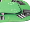 thumbnail image 3 of INO Design Foldable Poker Table Top Mat Green Felt Tabletop 3in1 for Poker Blackjack Craps, 3 of 13