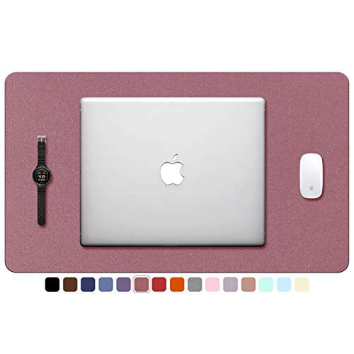 24 X Multi-Color Non-Slip Mouse Pad TOWWI PU Leather Desk Pad With Suede Base 
